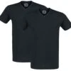 "Double-Pack V-Neck T-Shirts" T-Shirt Black By RED By EMP -Fashionable Men's Clothing Store 467989
