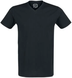 "Double-Pack V-Neck T-Shirts" T-Shirt Black By RED By EMP -Fashionable Men's Clothing Store 467989a