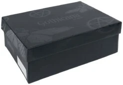 "Black/White Striped Sneakers" Sneakers High Black-white By Gothicana By EMP -Fashionable Men's Clothing Store 469750d2