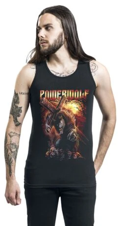 "Via Dolorosa" Tanktop Black By Powerwolf -Fashionable Men's Clothing Store 469844wa