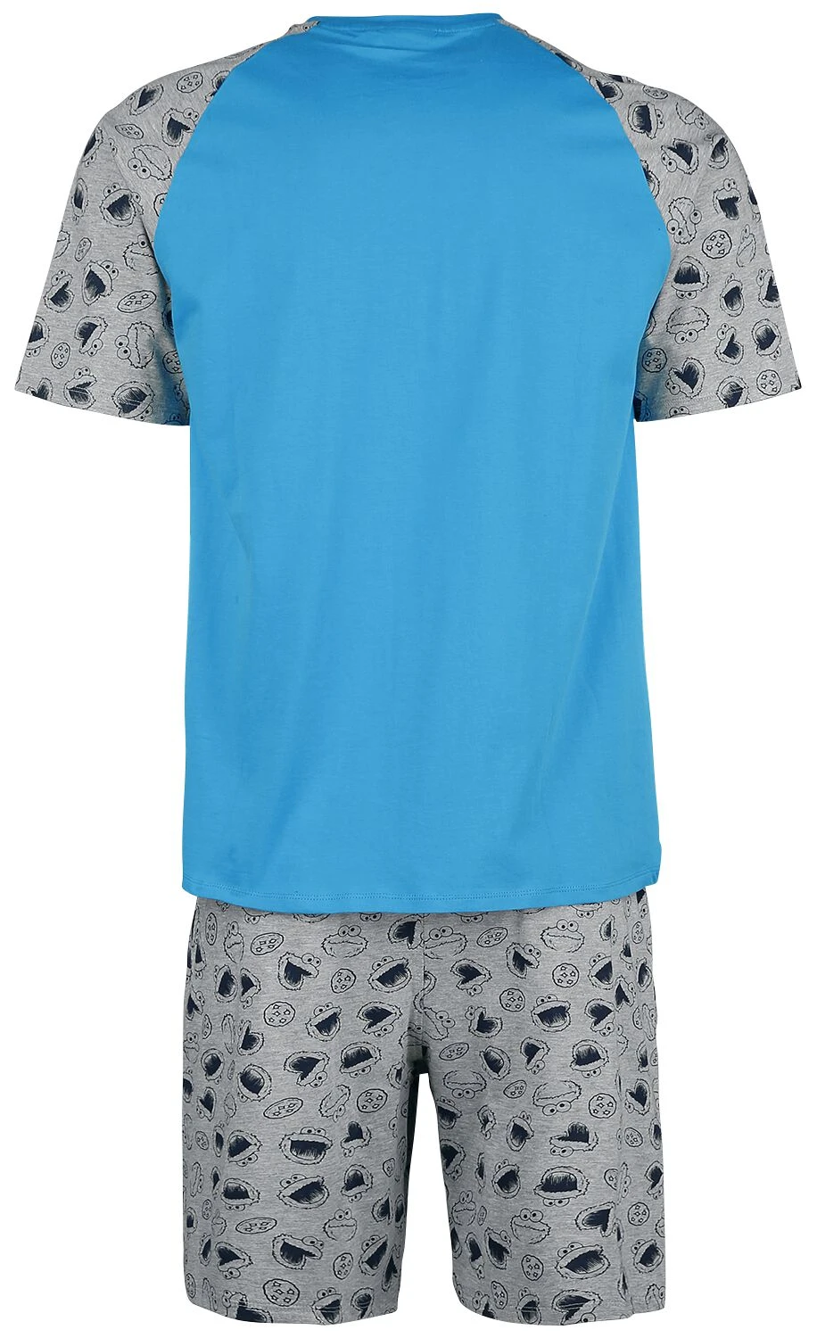 "Cookie Monster" Pyjama Grey By Sesame Street 4 "Cookie Monster" Pyjama Grey By Sesame Street - Image 2