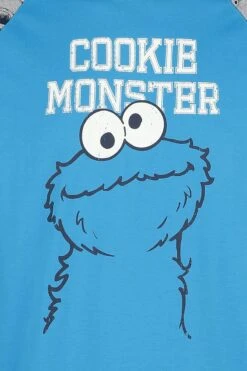 "Cookie Monster" Pyjama Grey By Sesame Street 12 "Cookie Monster" Pyjama Grey By Sesame Street -Fashionable Men's Clothing Store 470123d