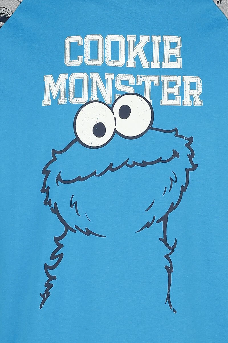 "Cookie Monster" Pyjama Grey By Sesame Street 6 "Cookie Monster" Pyjama Grey By Sesame Street - Image 4