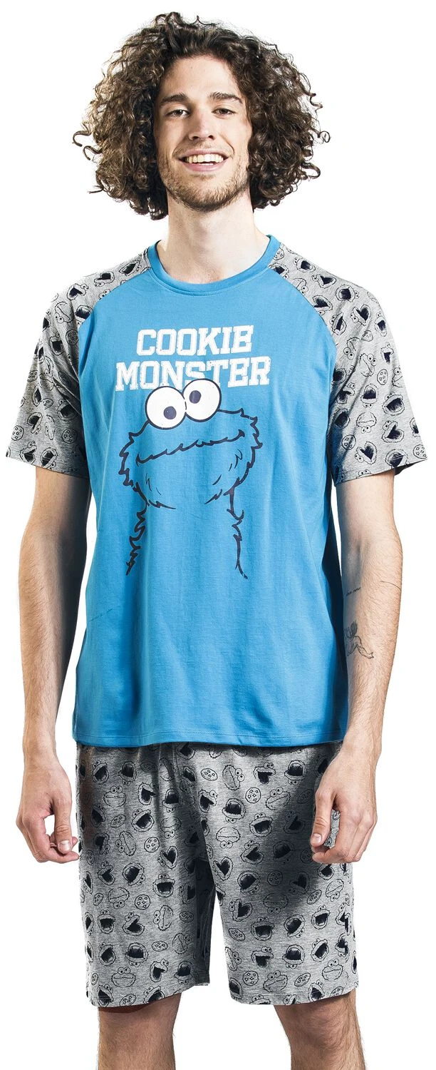 "Cookie Monster" Pyjama Grey By Sesame Street 9 "Cookie Monster" Pyjama Grey By Sesame Street - Image 7