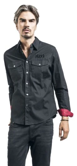 "EMP Signature Collection" Longsleeve Black-red By Kiss -Fashionable Men's Clothing Store 470820wa