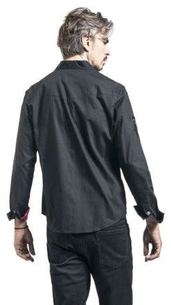 "EMP Signature Collection" Longsleeve Black-red By Kiss -Fashionable Men's Clothing Store 470820wb