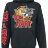 "Cartoon Logo" Hooded Sweater Black By Tom And Jerry 1 "Cartoon Logo" Hooded Sweater Black By Tom And Jerry -Fashionable Men's Clothing Store 471009a