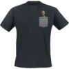"Pocket Groot" T-Shirt Black By Guardians Of The Galaxy -Fashionable Men's Clothing Store 471013a