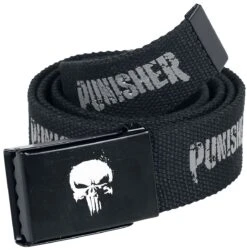 "Skull" Belt Black By The Punisher