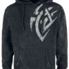 "Bloody Scratch" Hooded Sweater Grey By Outer Vision -Fashionable Men's Clothing Store 474486a