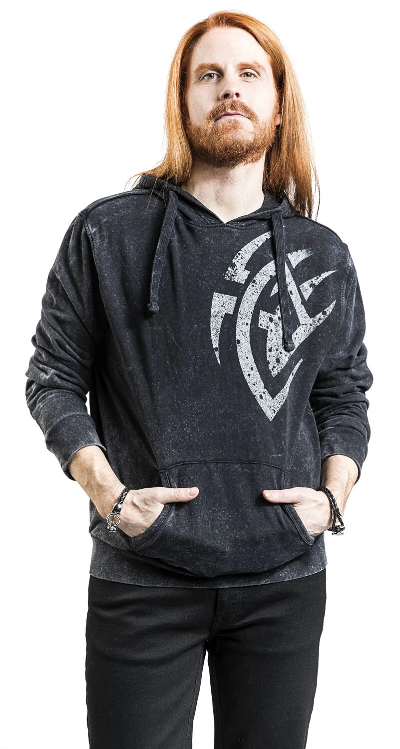 "Bloody Scratch" Hooded Sweater Grey By Outer Vision 6 "Bloody Scratch" Hooded Sweater Grey By Outer Vision - Image 4