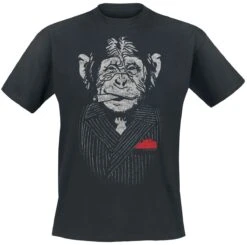 "Mafia Ape" T-Shirt Black By Tierisch