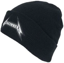 "First Logo - Beanie" Beanie Black By Metallica