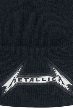 "First Logo - Beanie" Beanie Black By Metallica 9 "First Logo - Beanie" Beanie Black By Metallica -Fashionable Men's Clothing Store 475358d