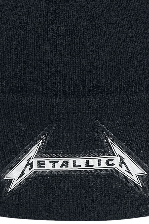 "First Logo - Beanie" Beanie Black By Metallica 6 "First Logo - Beanie" Beanie Black By Metallica - Image 4