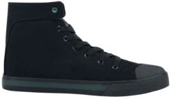 "Black Sneakers With Embroidered Anchor And Coloured Details" Sneakers High Black By Black Premium By EMP -Fashionable Men's Clothing Store 476610a3