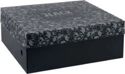 "Black Sneakers With Embroidered Anchor And Coloured Details" Sneakers High Black By Black Premium By EMP -Fashionable Men's Clothing Store 476610d2