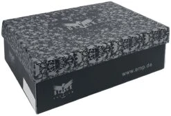 "Black Sneakers With Skull Print" Sneakers High Black By Black Premium By EMP -Fashionable Men's Clothing Store 476731d2