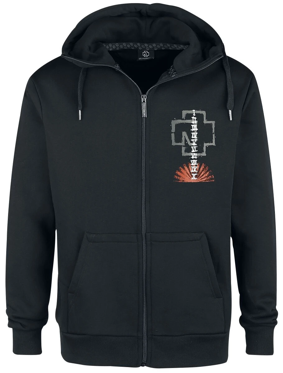 "Sonne" Hooded Zip Black By Rammstein 3 "Sonne" Hooded Zip Black By Rammstein