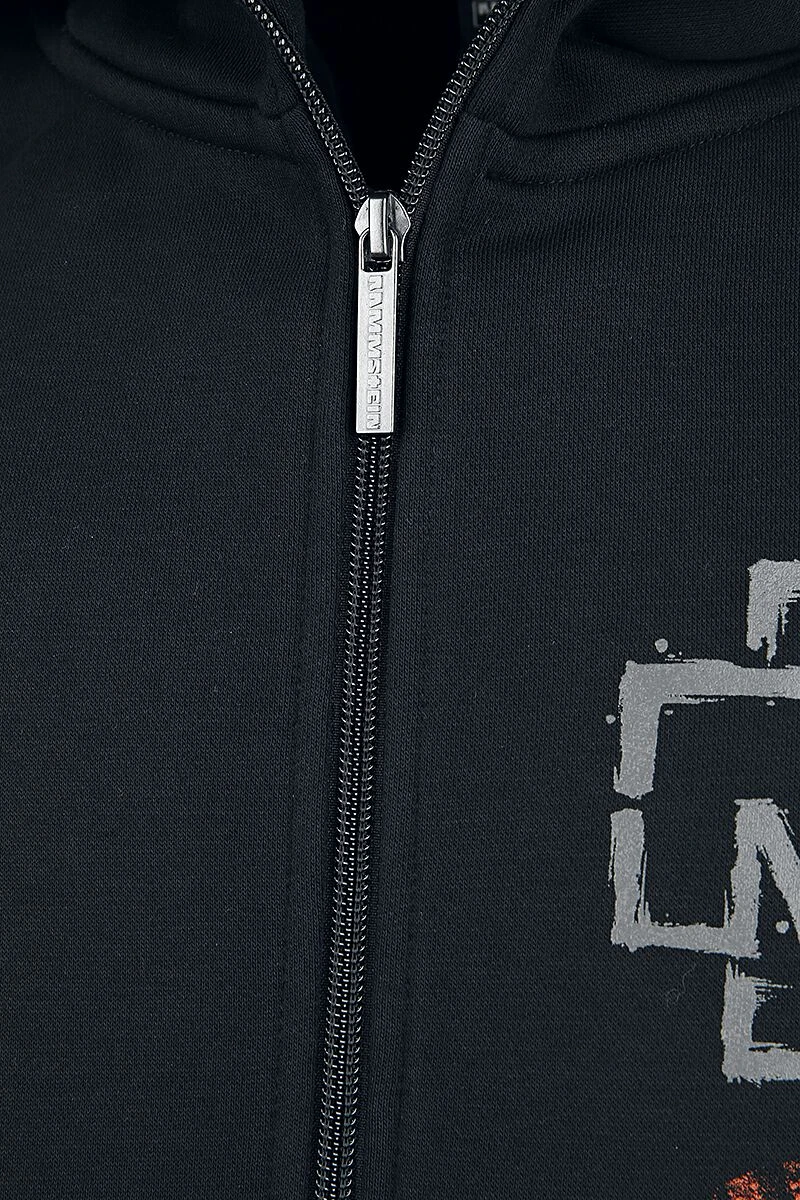 "Sonne" Hooded Zip Black By Rammstein 5 "Sonne" Hooded Zip Black By Rammstein - Image 3