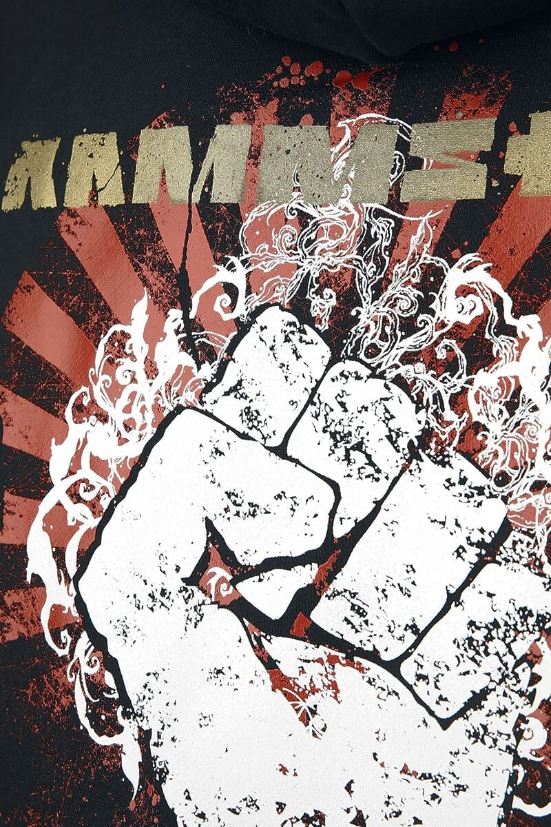 "Sonne" Hooded Zip Black By Rammstein 6 "Sonne" Hooded Zip Black By Rammstein - Image 4