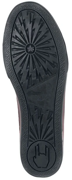 "Red/Black Batik-Look Sneakers" Sneakers High Red-black By RED By EMP -Fashionable Men's Clothing Store 477016a5