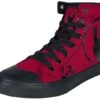 "Red Sneakers With Rockhand Print" Sneakers High Red By EMP Basic Collection 2 "Red Sneakers With Rockhand Print" Sneakers High Red By EMP Basic Collection -Fashionable Men's Clothing Store 478241a