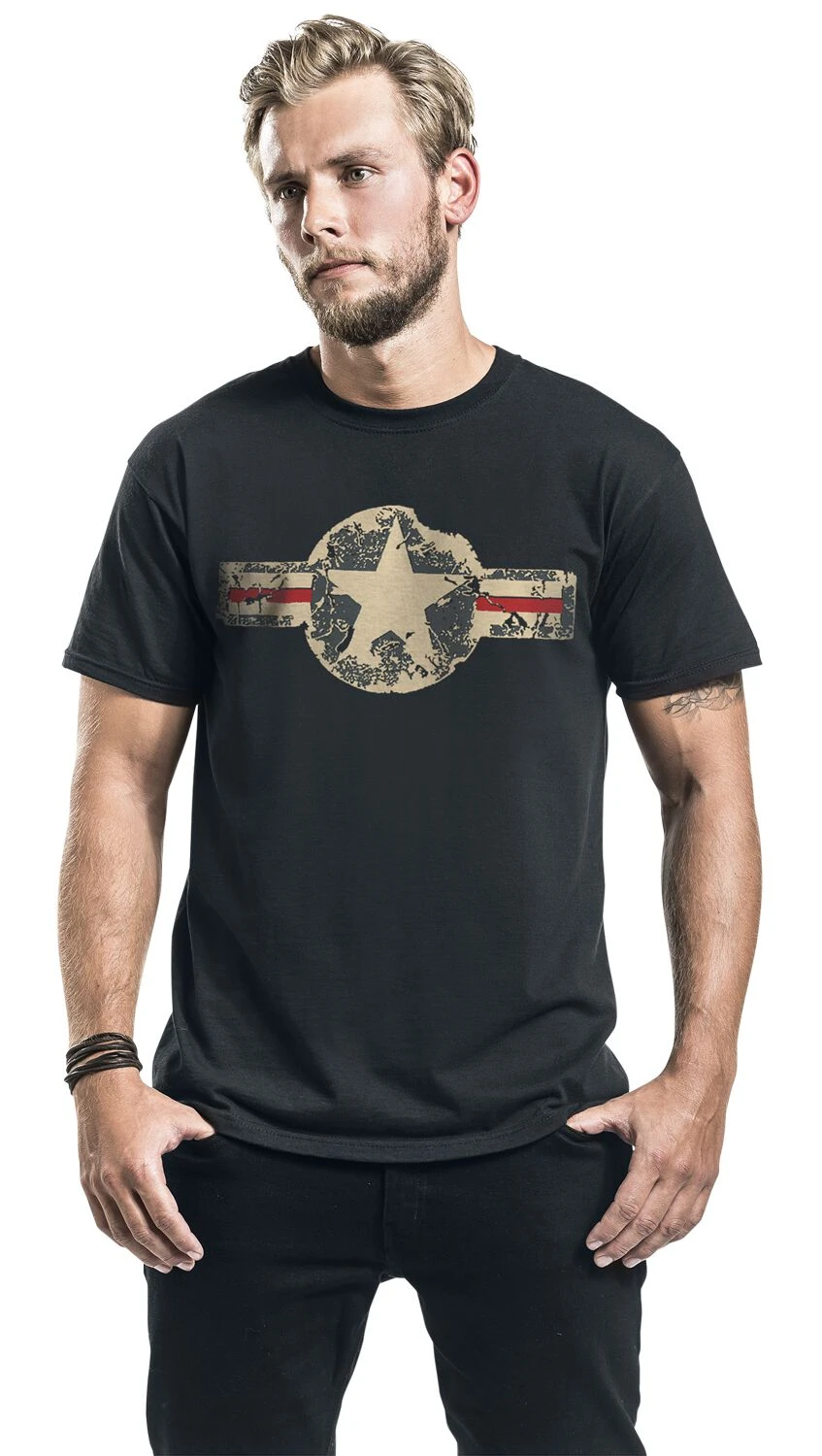 "USAF" T-Shirt Black By Gasoline Bandit 5 "USAF" T-Shirt Black By Gasoline Bandit - Image 3