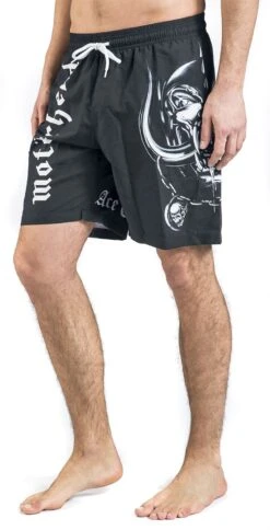 "EMP Signature Collection" Swim Shorts Black-white By Motörhead -Fashionable Men's Clothing Store 480303wa2