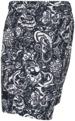 "Tattoo AOP Swimshorts" Swim Shorts Black By Urban Classics -Fashionable Men's Clothing Store 482339c