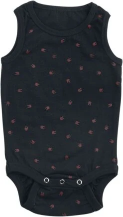 "Kids’ Set Of Three Grey/black Baby Grows" Body Grey-black By EMP Basic Collection -Fashionable Men's Clothing Store 482664a4