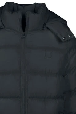 "Hooded Puffer Jacket" Between-seasons Jacket Black By Urban Classics -Fashionable Men's Clothing Store 482681d