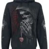 "Forbidden" Hooded Sweater Black By Spiral -Fashionable Men's Clothing Store 483427a