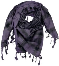 "Keffiyeh" Scarf Purple-black By Rock Daddy