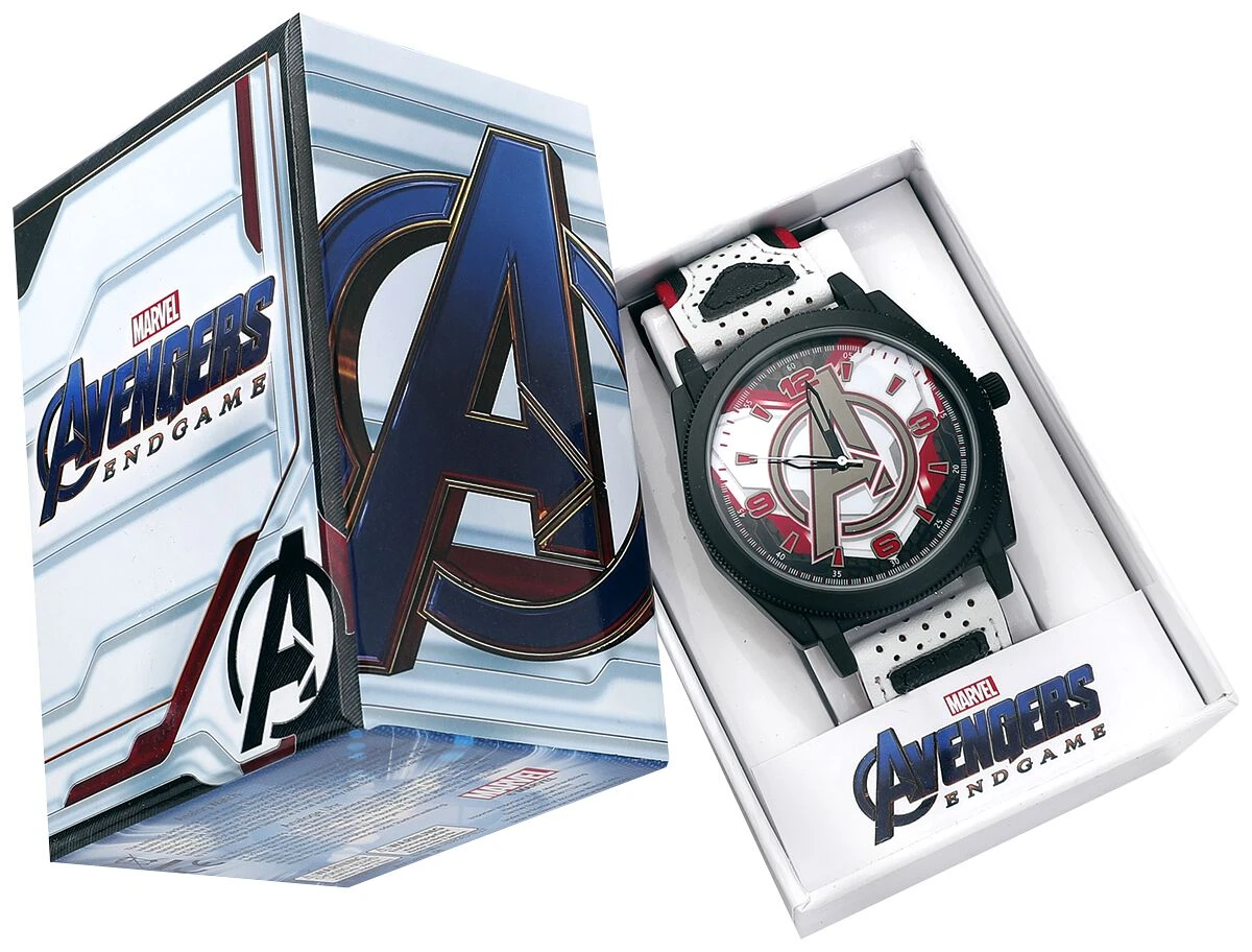 "Avengers Logo" Wristwatches White-black-red By Avengers 9 "Avengers Logo" Wristwatches White-black-red By Avengers - Image 7