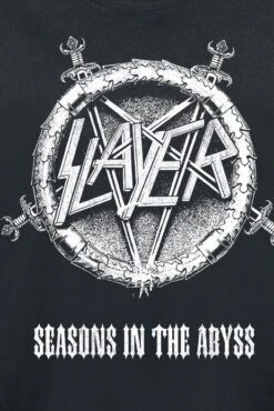 "Seasons In The Abyss" Long-sleeve Shirt Black By Slayer -Fashionable Men's Clothing Store 487342d