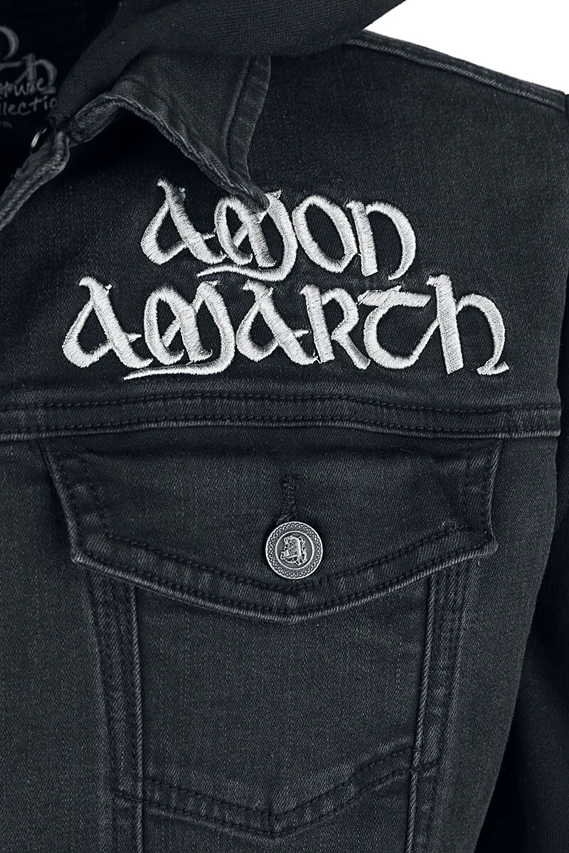 "EMP Signature Collection" Jeans Jacket Black By Amon Amarth 5 "EMP Signature Collection" Jeans Jacket Black By Amon Amarth - Image 3