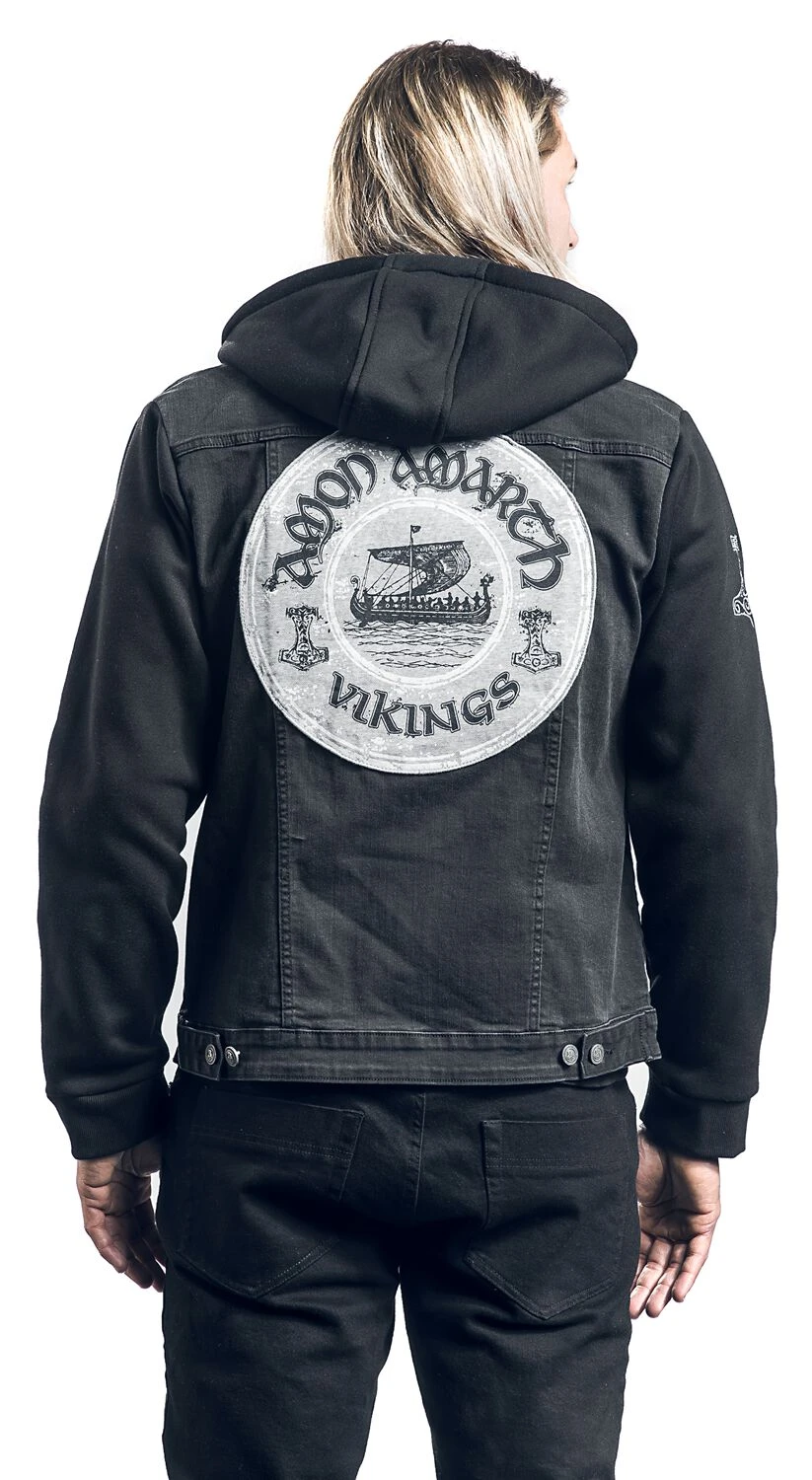 "EMP Signature Collection" Jeans Jacket Black By Amon Amarth 10 "EMP Signature Collection" Jeans Jacket Black By Amon Amarth - Image 8