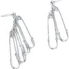 "Safety Pin" Earring Silver-coloured By Black Premium By EMP -Fashionable Men's Clothing Store 489658a