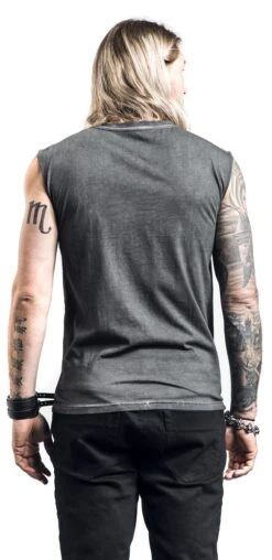 "EMP Signature Collection" Tanktop Grey By Ozzy Osbourne -Fashionable Men's Clothing Store 490143wb