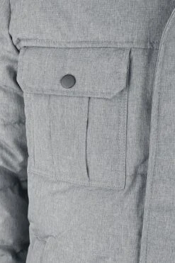 "Noah Jacket" Winter Jacket Mottled Light Grey By Produkt 9 "Noah Jacket" Winter Jacket Mottled Light Grey By Produkt -Fashionable Men's Clothing Store 491516d