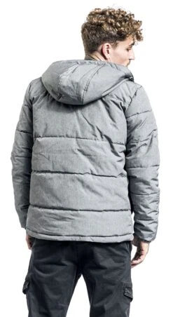 "Noah Jacket" Winter Jacket Mottled Light Grey By Produkt 11 "Noah Jacket" Winter Jacket Mottled Light Grey By Produkt -Fashionable Men's Clothing Store 491516wb