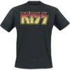 "Distressed Logo" T-Shirt Black By Kiss -Fashionable Men's Clothing Store 492998a