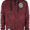"EMP Signature Collection" Hooded Zip Red By Motörhead -Fashionable Men's Clothing Store 493562a