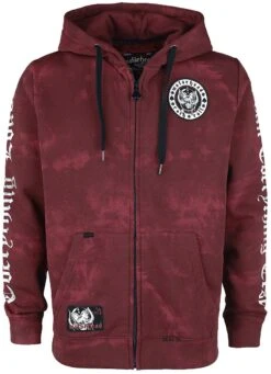 "EMP Signature Collection" Hooded Zip Red By Motörhead