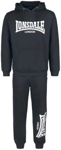 "Cloudy" Tracksuit Black By Lonsdale London