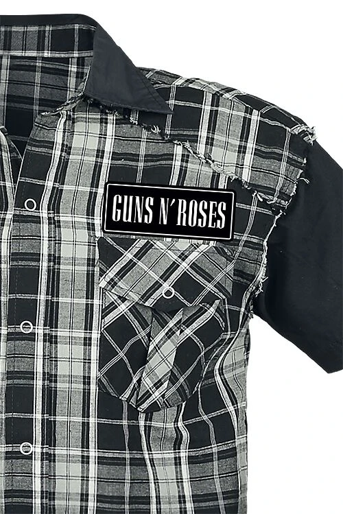 "Top Hat Skull" Short-sleeved Shirt Black-grey By Guns N' Roses 5 "Top Hat Skull" Short-sleeved Shirt Black-grey By Guns N' Roses - Image 3