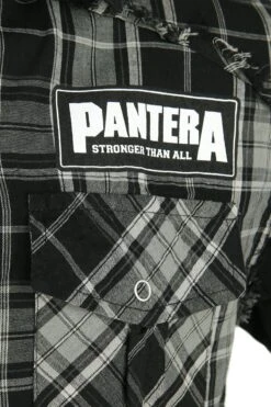 "Cowboys From Hell" Short-sleeved Shirt Black-grey By Pantera -Fashionable Men's Clothing Store 496196d