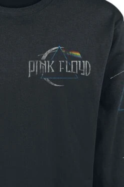 "The Dark Side Of The Moon" Long-sleeve Shirt Black By Pink Floyd -Fashionable Men's Clothing Store 499714d