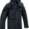 "Performance Jacket" Between-seasons Jacket Black By Brandit -Fashionable Men's Clothing Store 499789a